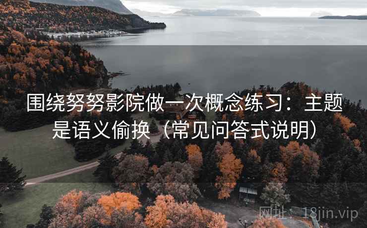 围绕努努影院做一次概念练习：主题是语义偷换（常见问答式说明）